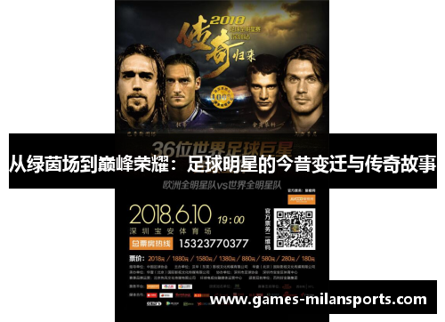 从绿茵场到巅峰荣耀：足球明星的今昔变迁与传奇故事